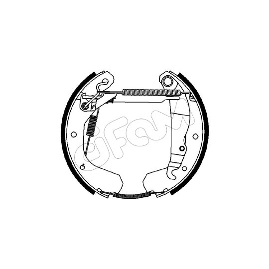 151-080 - Brake Shoe Set 