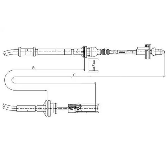 58005700 - Clutch Cable 