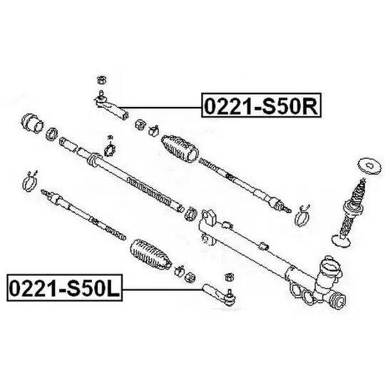 0221-S50L - Tie rod end 