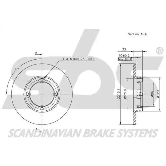 1815205202 - Brake Disc 