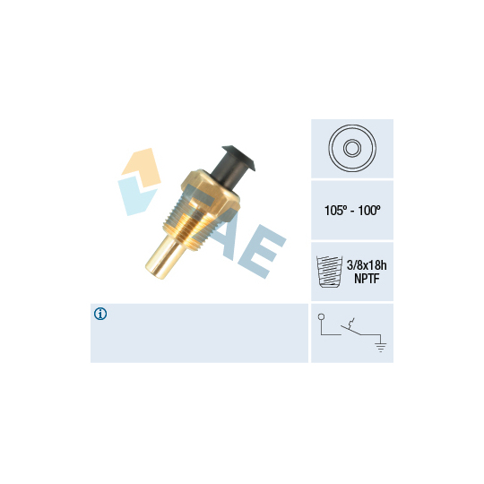 37601 - Temperature Switch, radiator fan 