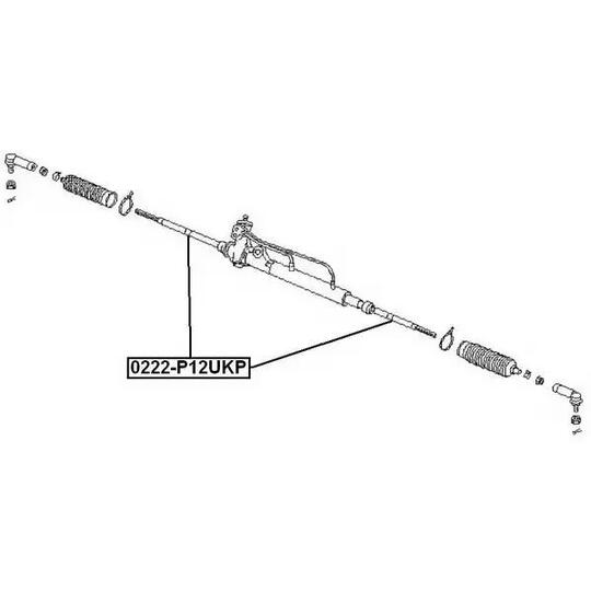 0222-P12UKP - Tie Rod Axle Joint 