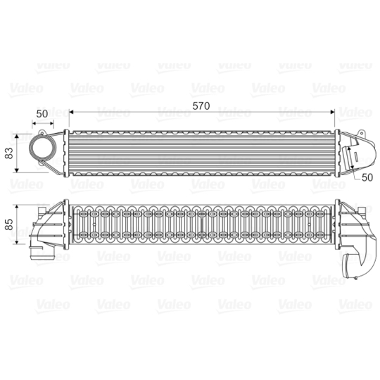 817936 - Intercooler, charger 