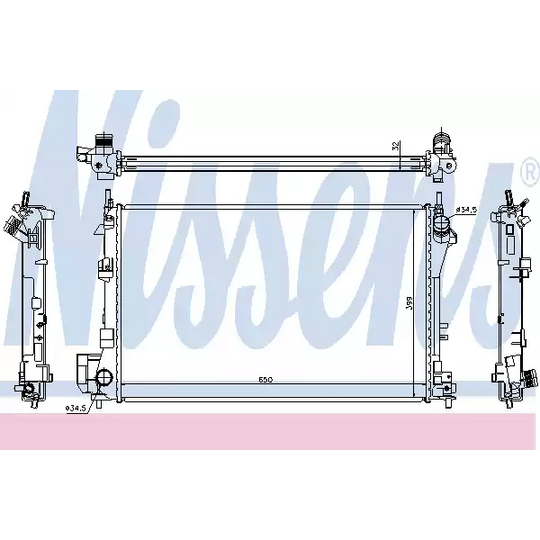 63022 - Radiator, engine cooling 