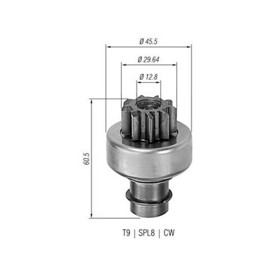 Starter pinion