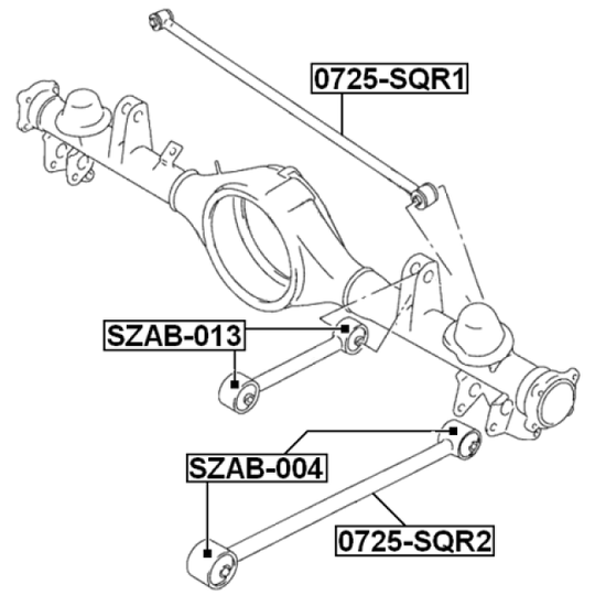 SZAB-013 - Control Arm-/Trailing Arm Bush 