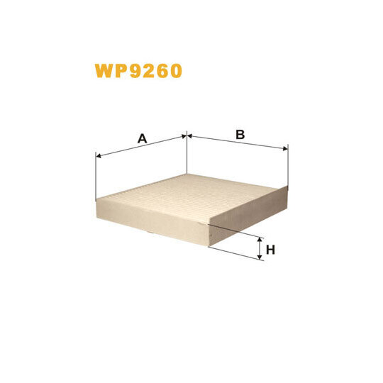 WP9260 - Filter, interior air 