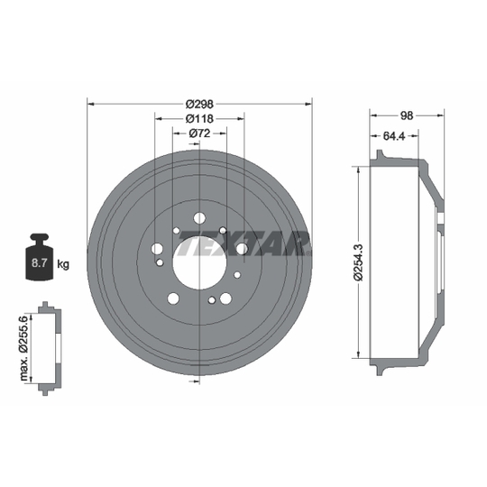 94010200 - Brake Drum 