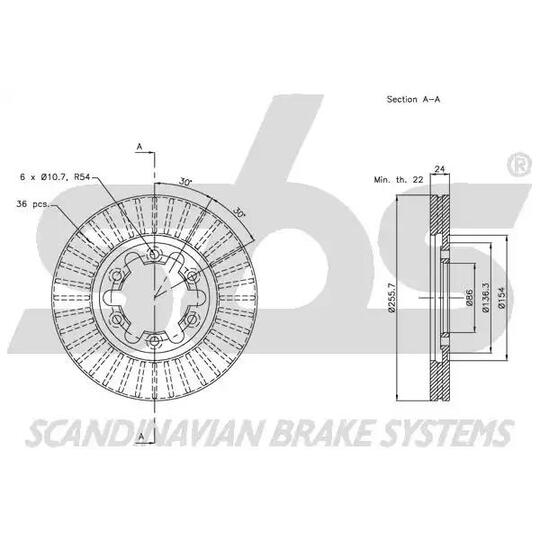 1815203255 - Brake Disc 