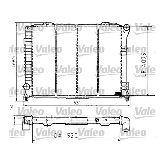 810994 - Radiaator, mootorijahutus 