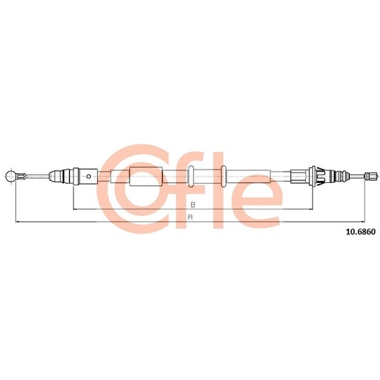 10.6860 - Cable, parking brake 