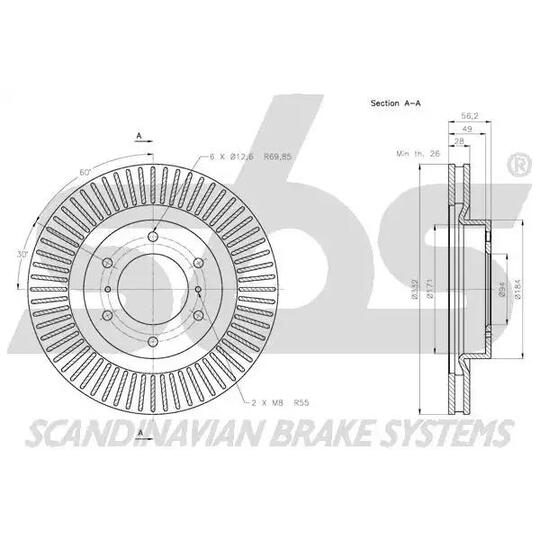 1815203055 - Brake Disc 