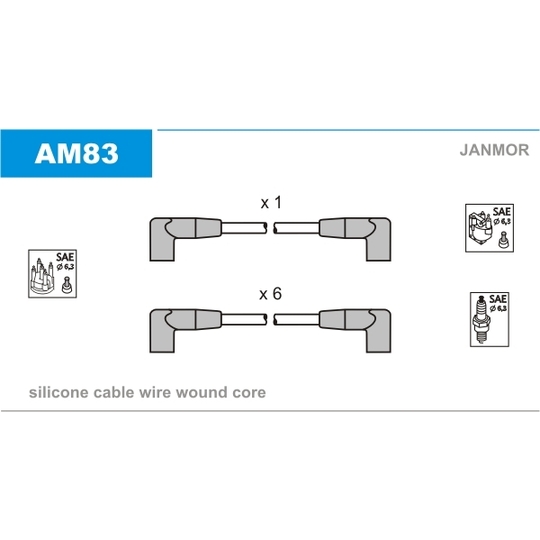 AM83 - Ignition Cable Kit 