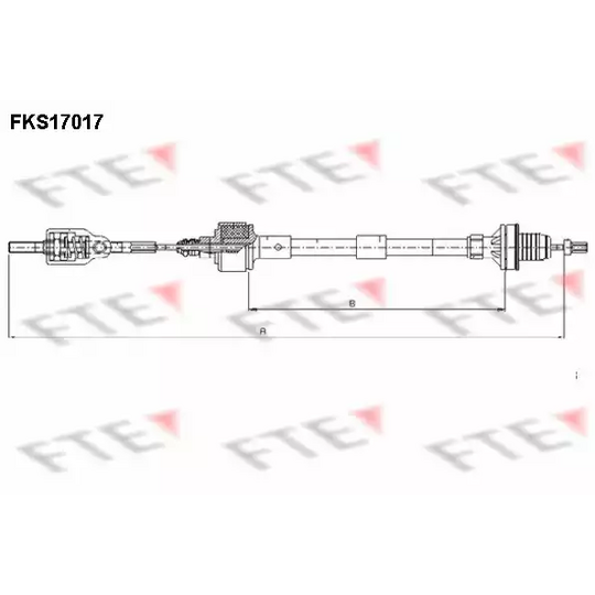 FKS17017 - Clutch Cable 