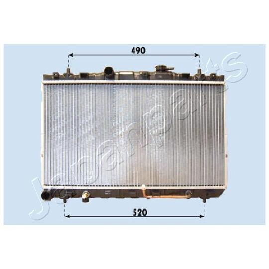 RDA283100 - Radiator, engine cooling 