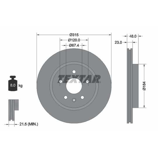 92187303 - Brake Disc 