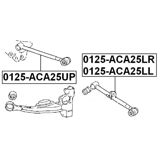 0125-ACA25LL - Track Control Arm 