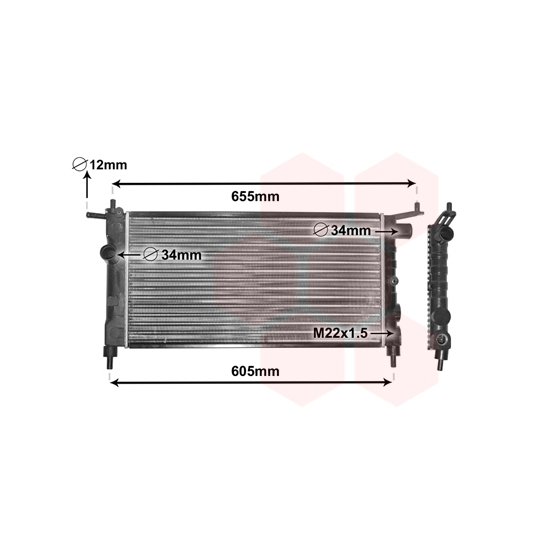 37002183 - Radiator, engine cooling 