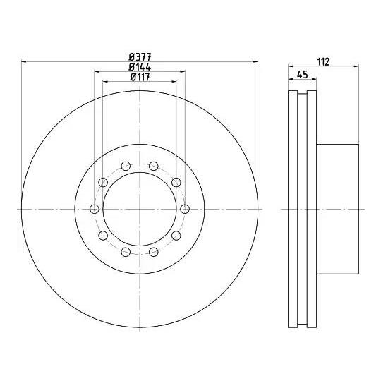 CVD639 - Brake Disc 