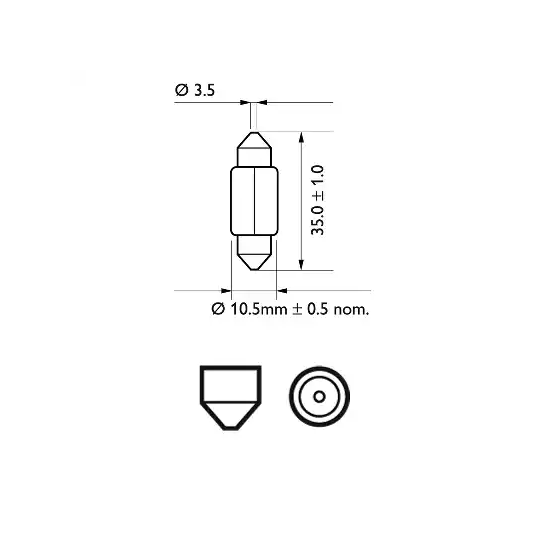 12860LLECOCP - Glödlampa 