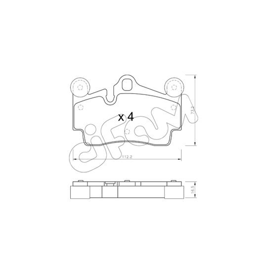 822-655-0 - Brake Pad Set, disc brake 