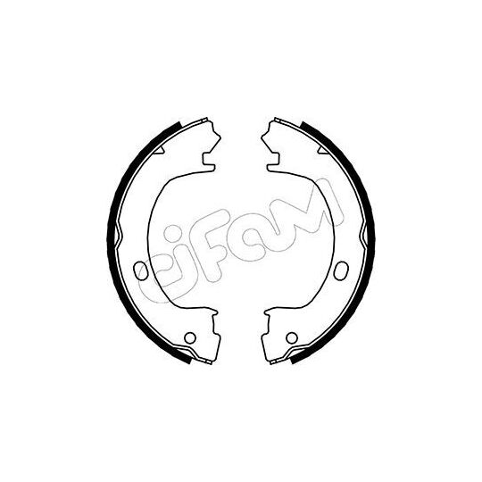 153-031 - Brake Shoe Set, parking brake 