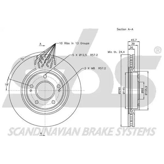 1815203046 - Brake Disc 