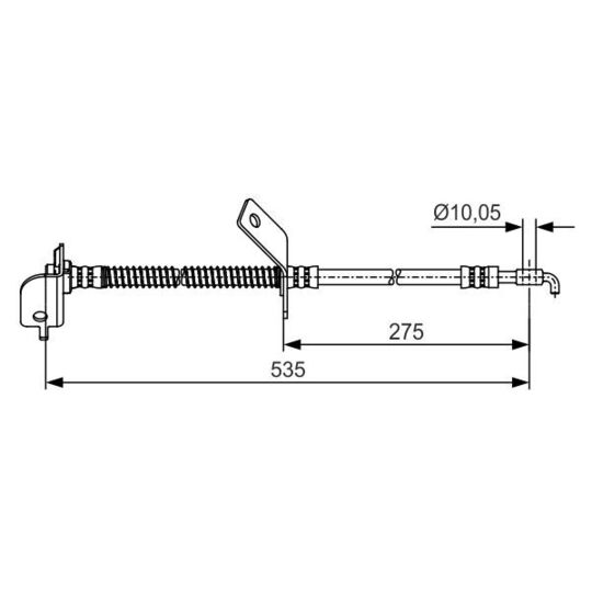 1 987 481 415 - Brake Hose 