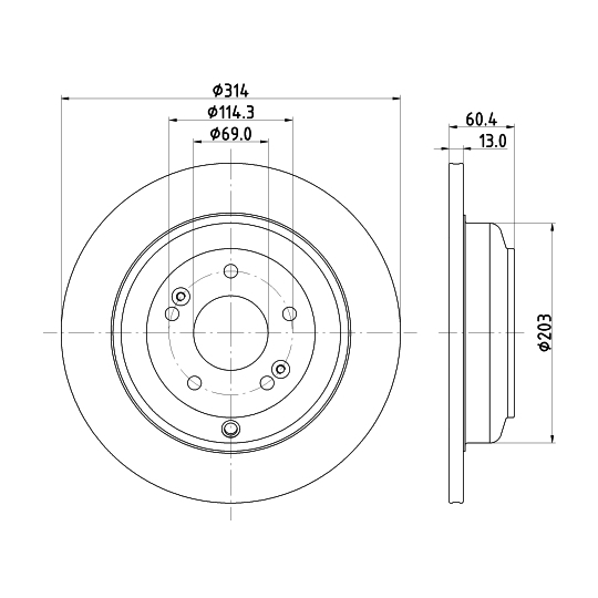 MDC2659 - Brake Disc 