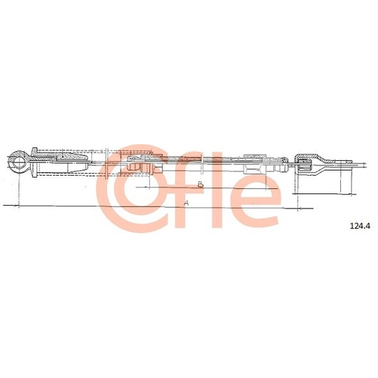 124.4 - Cable, starter 