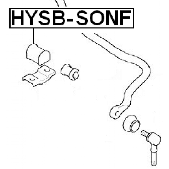 HYSB-SONF - Stabiliser Mounting 