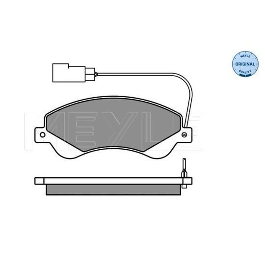 025 244 8518/W - Brake Pad Set, disc brake 