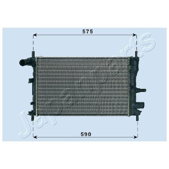 RDA053062 - Radiator, engine cooling 