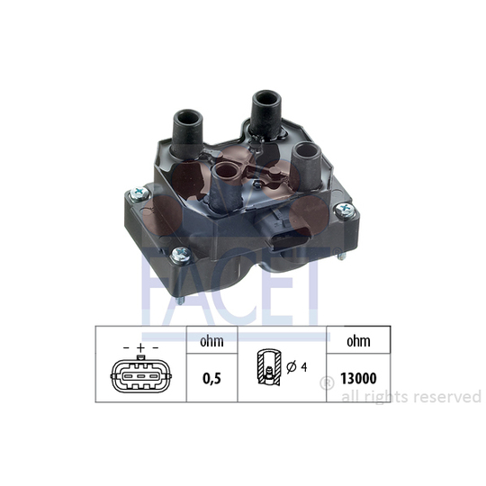 9.6316 - Ignition coil 