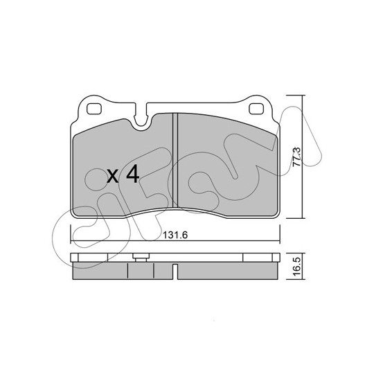 822-659-0 - Brake Pad Set, disc brake 