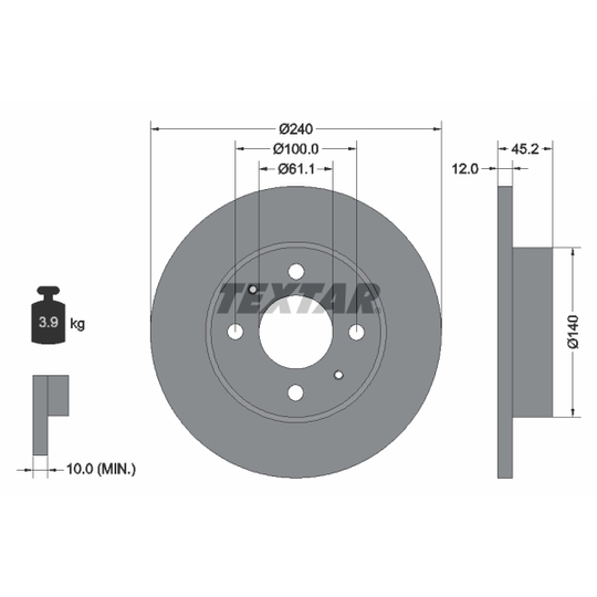 92051800 - Brake Disc 