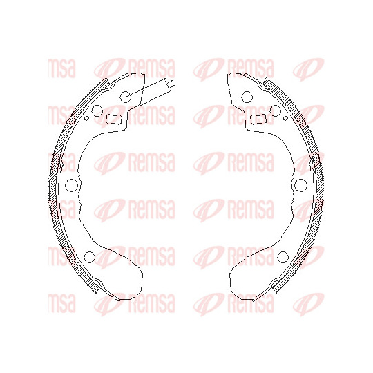 4060.00 - Brake Shoe Set 