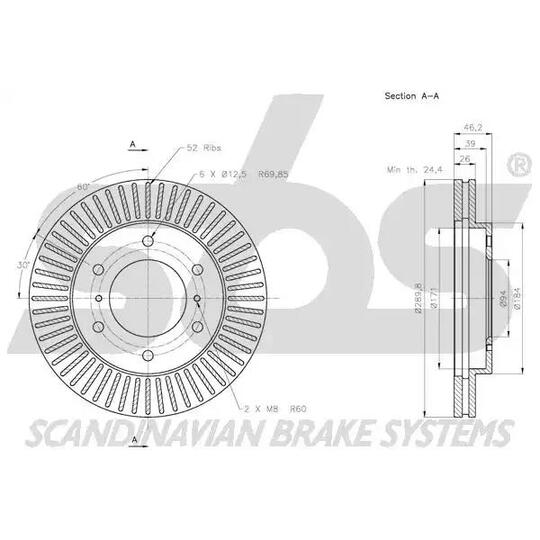 1815203054 - Brake Disc 