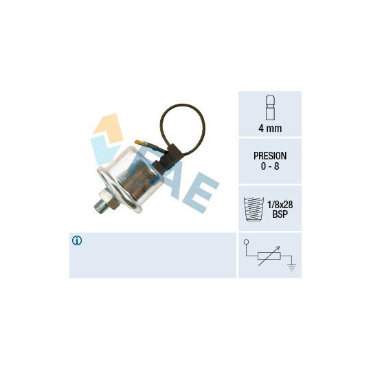 Sender Unit, oil pressure