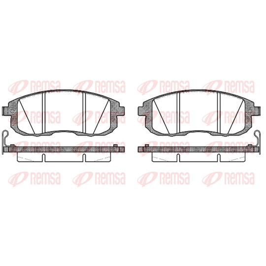 0293.14 - Brake Pad Set, disc brake 