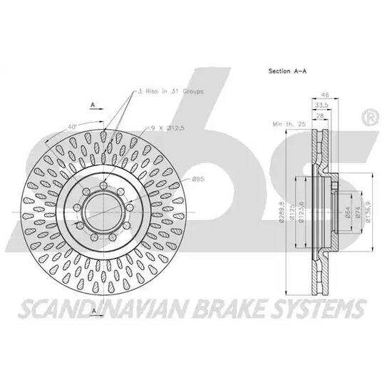 1815202357 - Brake Disc 