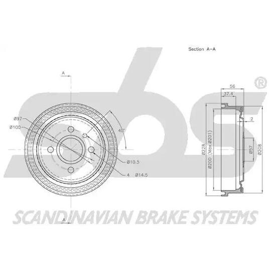 1825253605 - Brake Drum 