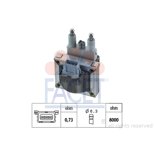 9.6176 - Ignition coil 