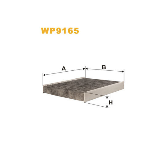 WP9165 - Filter, interior air 