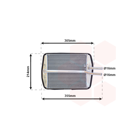 18006216 - Heat Exchanger, interior heating 