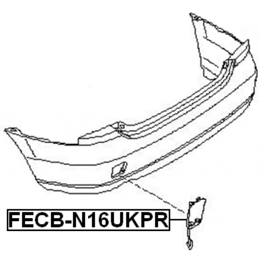 FECB-N16UKPR - Flap, tow hook 