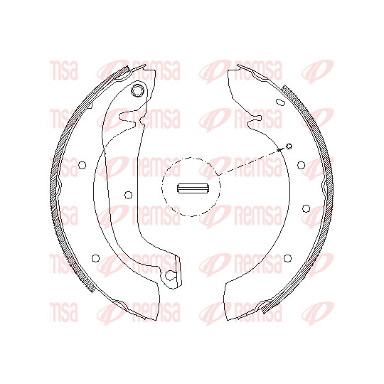 4178.00 - Brake Shoe Set 