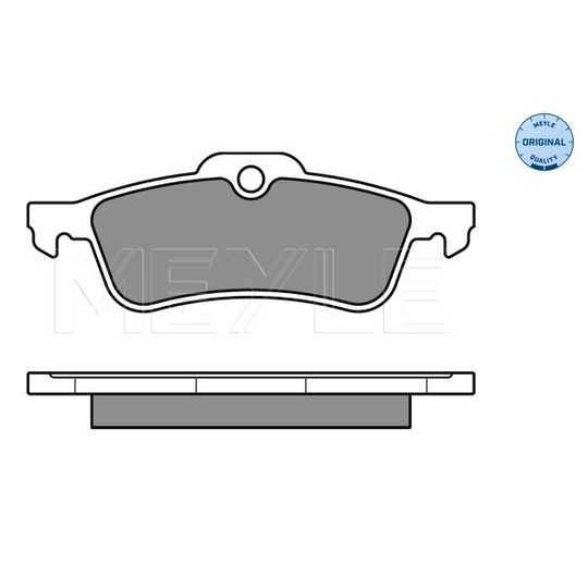 025 245 7415/W - Brake Pad Set, disc brake 