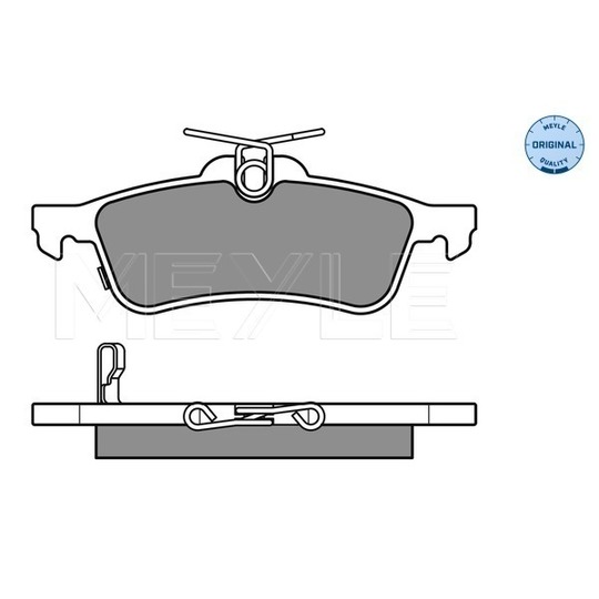 025 245 7415/W - Brake Pad Set, disc brake 