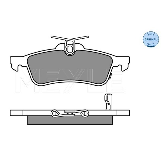 025 245 7415/W - Brake Pad Set, disc brake 